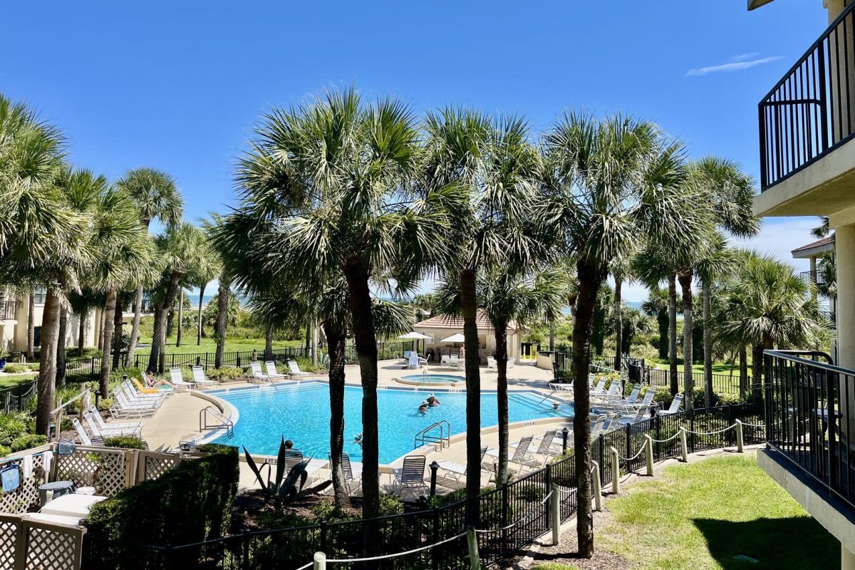 Ocean side view/pool view from balcony