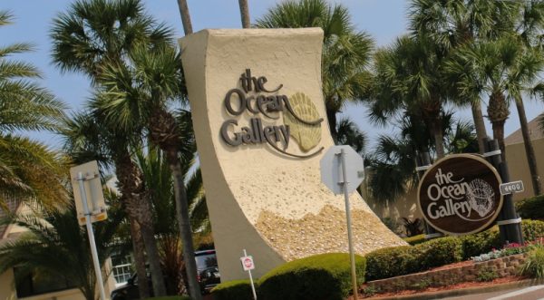 Ocean Gallery sign