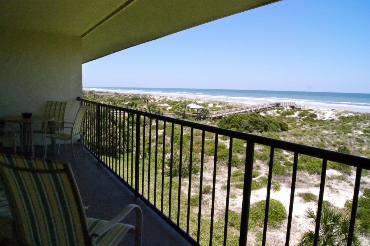 balcony at a vacation rental home in st. augustine florida